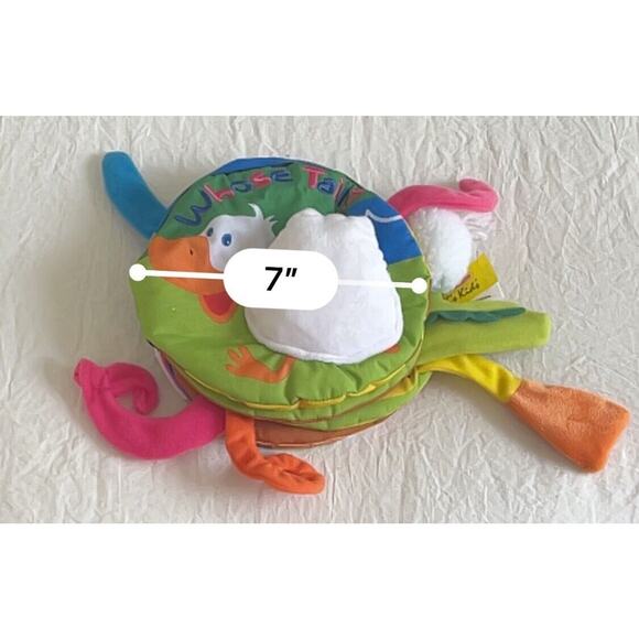 Melissa & Doug K's Kids Whose Tail? Soft Activity Book Baby Toddler Cloth - Picture 7 of 7